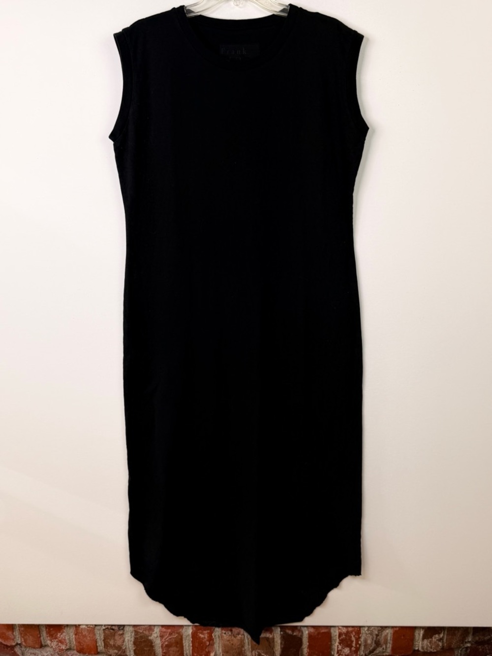 Rare FRANK & EILEEN Classic Designer Mini Cory Black Sleeveless Midi Dress Sz XL